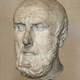A bust of Chrysippus. You’d never guess this sourpuss died laughing. (Photo: Sting/goo.gl/TVGP4f)